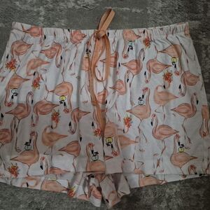 HUE Flamingo Print Women's Pajama Shorts